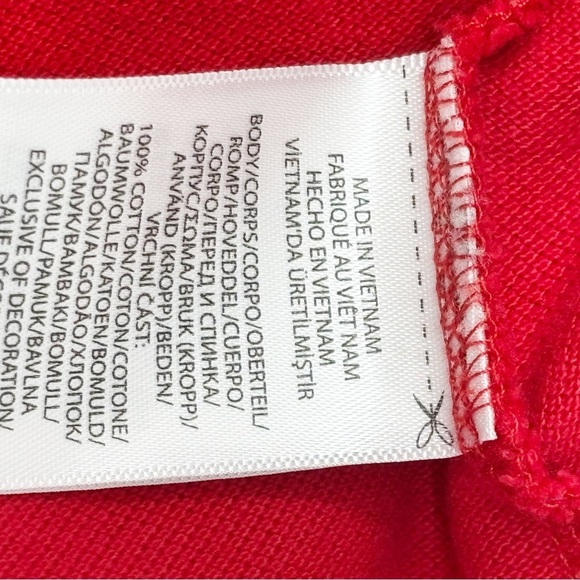 POLO RALPH LAUREN Kid’s Red Polo Shirt Bear Preppy Old Money Classic Size 7 - Picture 6 of 8